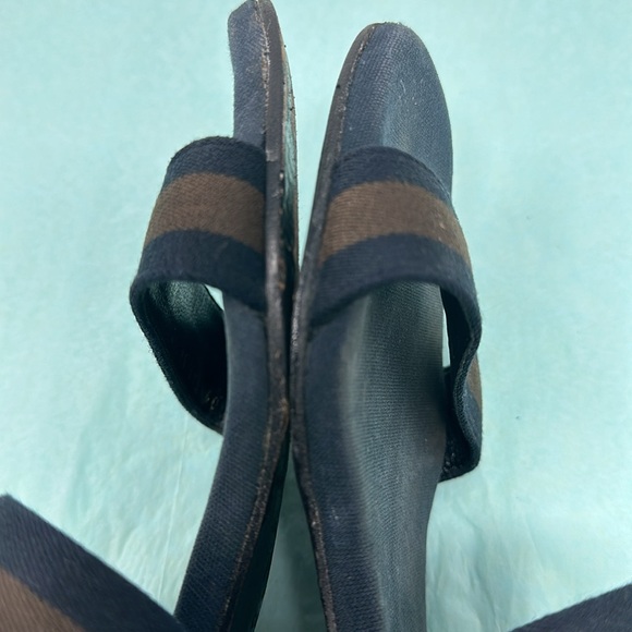 GUCCI Web Accent Canvas Slides Women's Size 36 - Picture 6 of 13